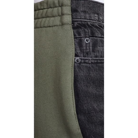 SOLD💚Alexander Wang Ride Clash Denim Jeans Sweats - Picture 4 of 11